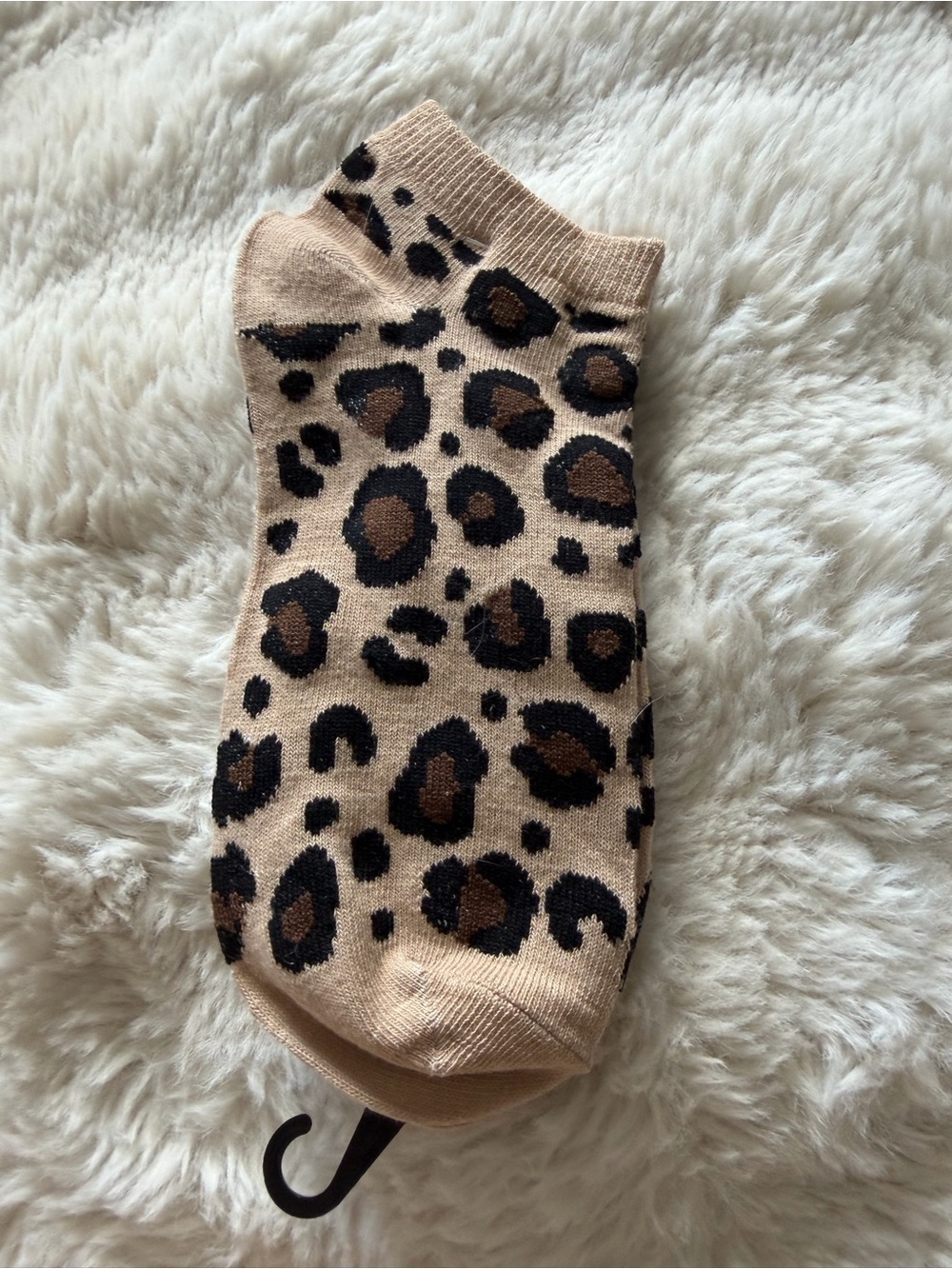 No Boundaries Leopard Print Low Cut Ankle Socks Shoe Size 4-10 NWT - Picture 2 of 2